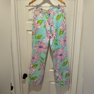 Lilly Pulitzer floral pants sz 6